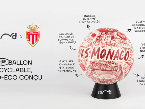 L’AS Monaco s'associe à Rebond et lance un ballon éco-conçu et recyclable