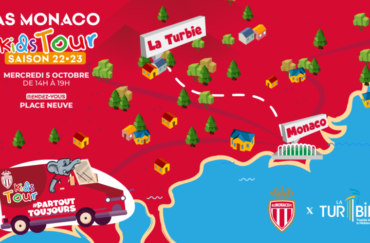 L’AS Monaco Kids Tour à La Turbie mercredi 5 octobre
