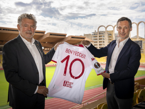 Peace and Sport, charity partner of AS Monaco in the Europa League