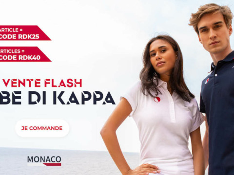 Ne manque pas la vente flash AS Monaco x Robe Di Kappa !