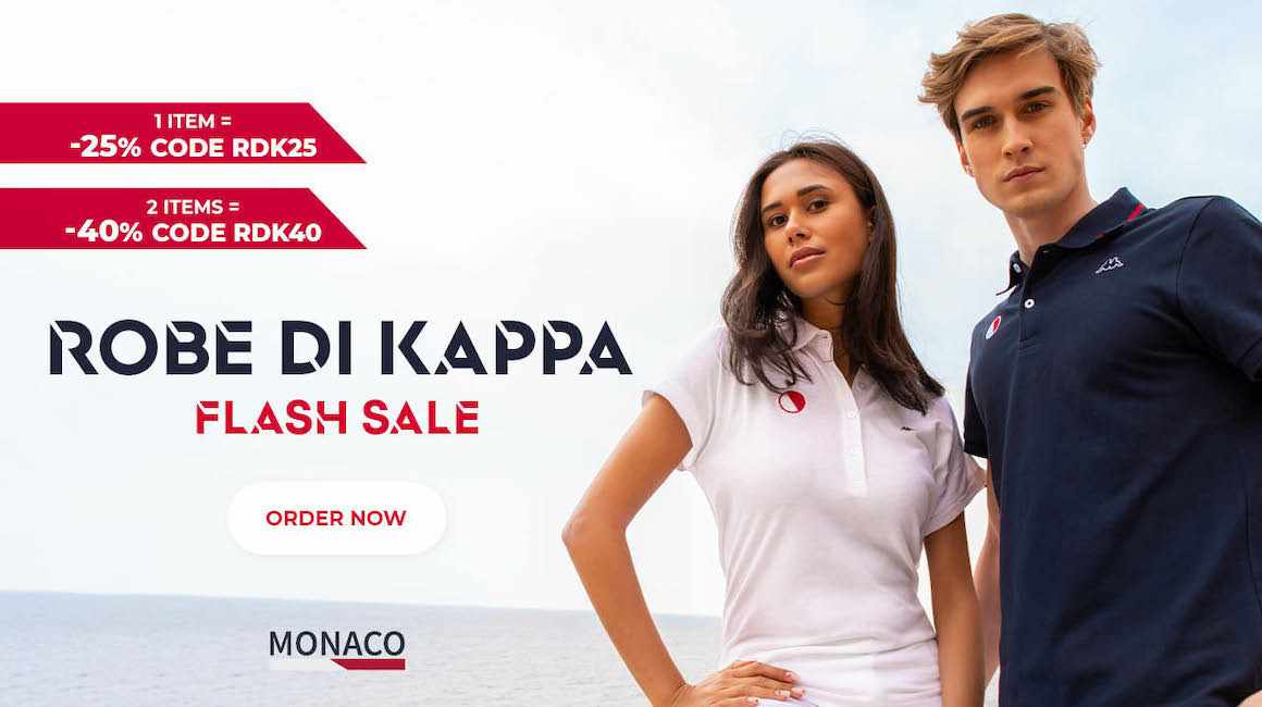 Don't miss the AS Monaco x Robe Di Kappa flash sale!