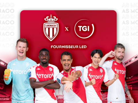 TGI Sport new Official LED supplier of AS Monaco