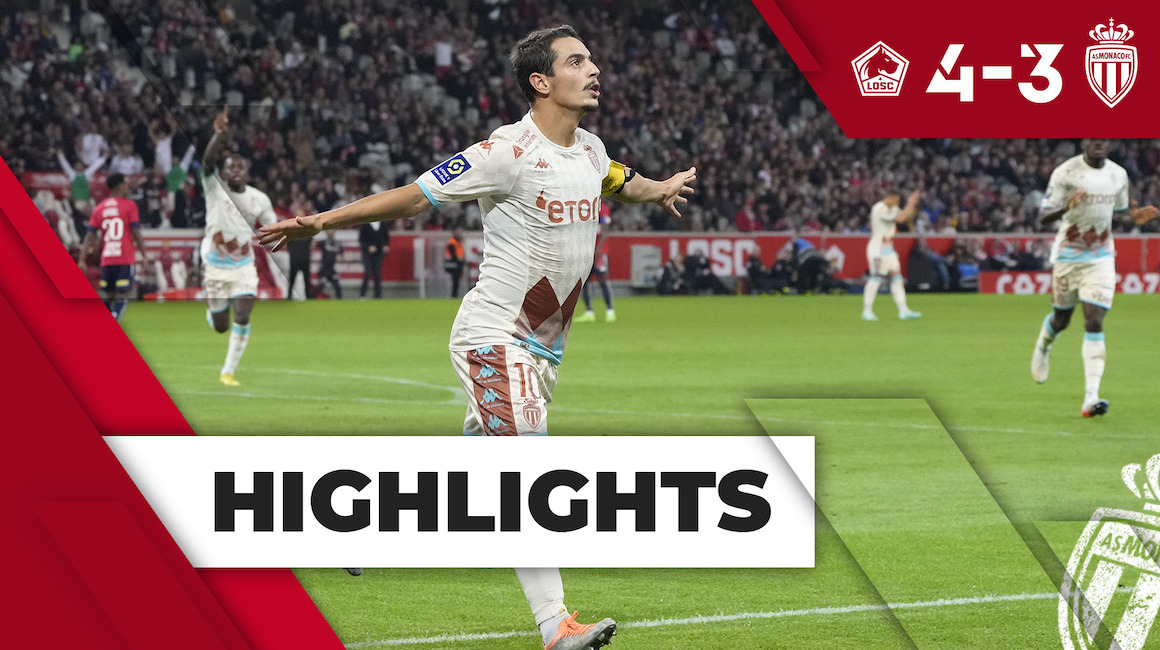 Highlights Ligue 1 &#8211; J12 : Lille 4-3 AS Monaco