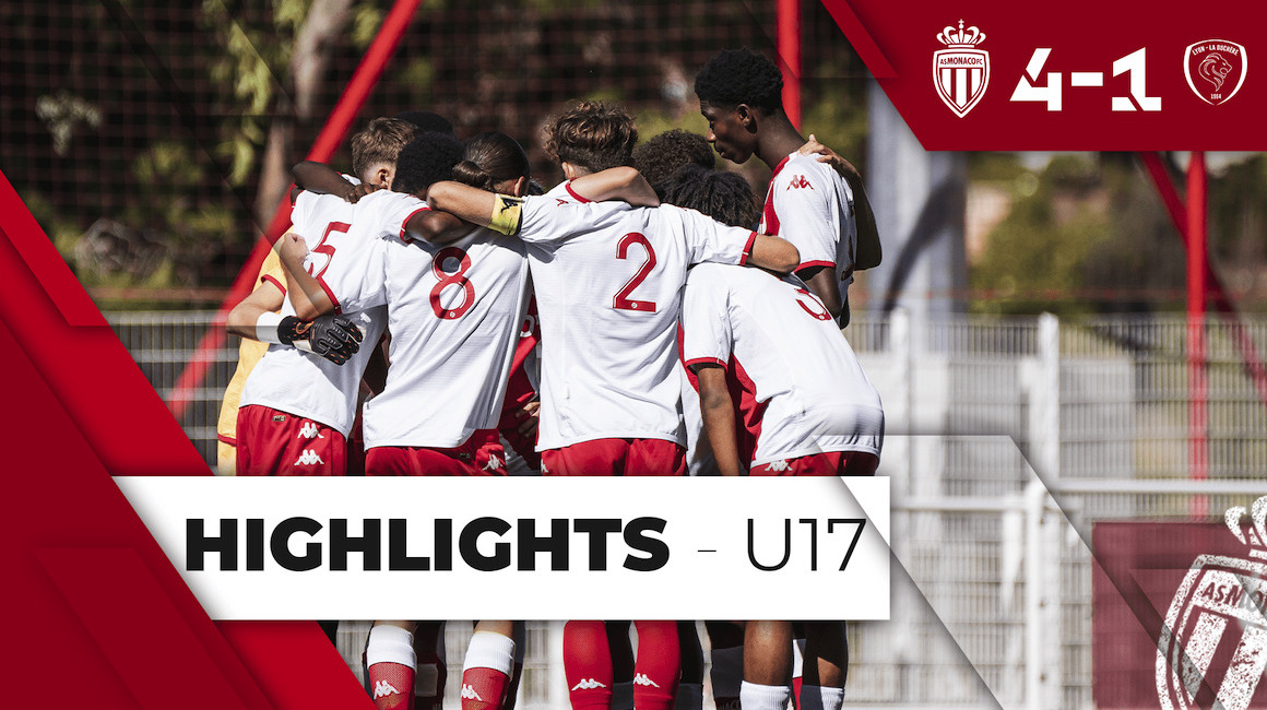 Highlights U17 &#8211; J9 : AS Monaco 4-1 Lyon &#8211; La Duchère