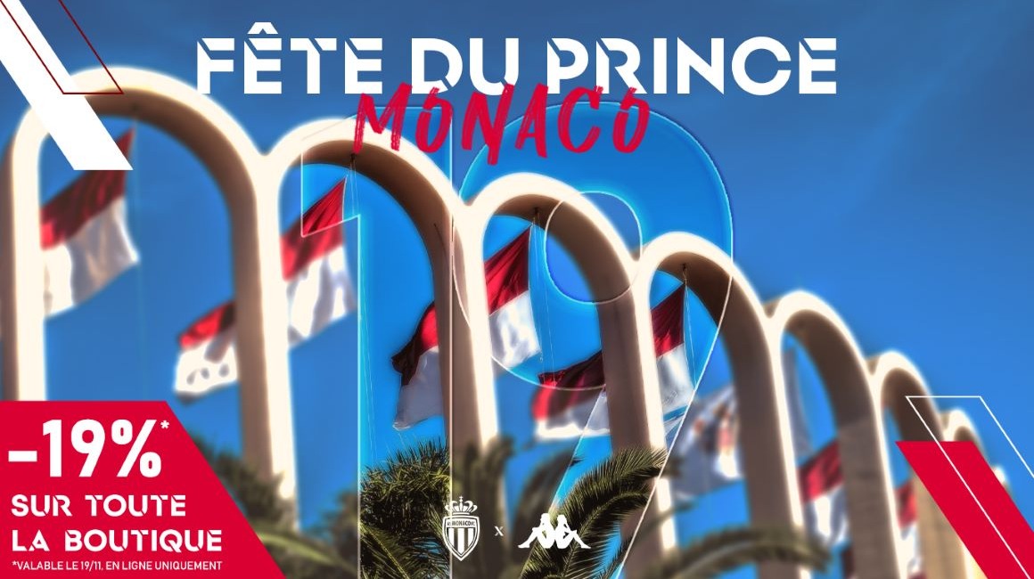 -19% off storewide for Monaco's National Day!