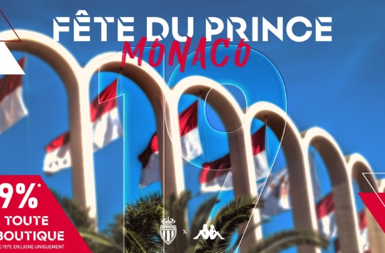 -19% off storewide for Monaco's National Day!