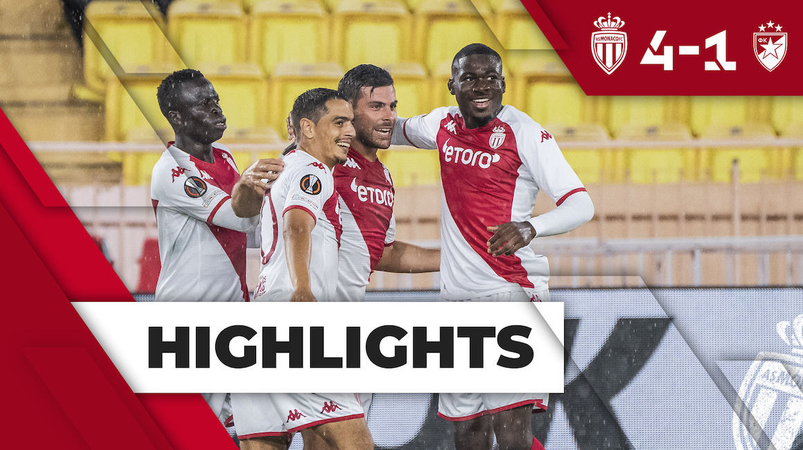 Highlights Ligue Europa &#8211; J6 : AS Monaco 4-1 Étoile Rouge de Belgrade