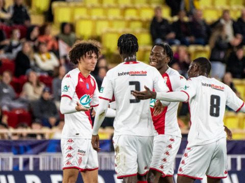 Premier but pour Maghnes Akliouche avec l'AS Monaco