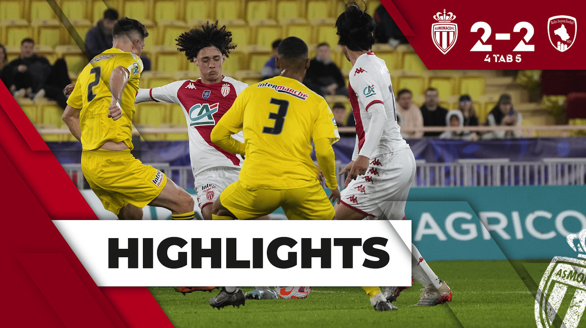 Coupe de France Highlights: Round of 64: AS Monaco 2-2 (4-5 penalties) Rodez