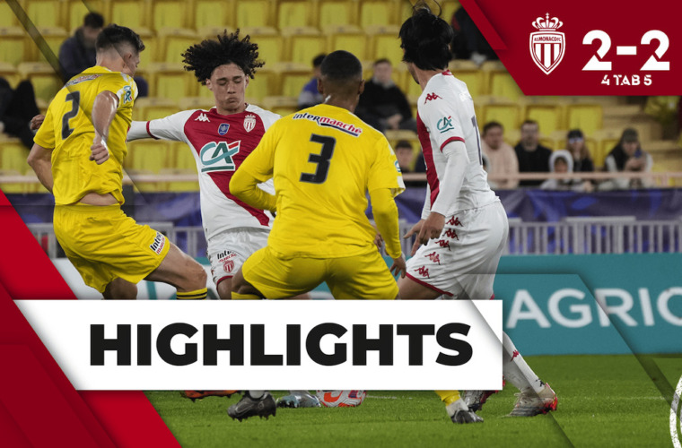 Highlights Copa de Francia - 32vos de final : AS Monaco 2-2 (Penales: 4- 5) Rodez