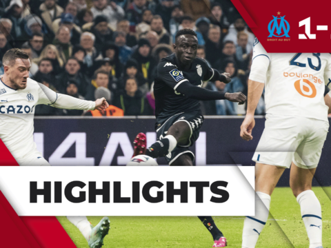 Highlights Ligue 1 – Matchday 20: Olympique de Marseille 1-1 AS Monaco