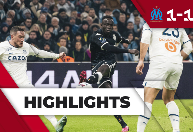 Highlights Ligue 1 – J20 : Olympique de Marseille 1-1 AS Monaco