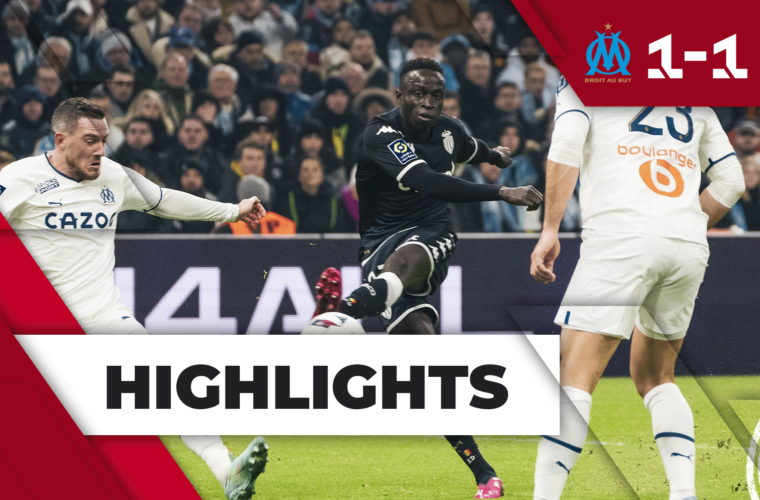 Highlights Ligue 1 – Fecha 20: Olympique de Marseille 1-1 AS Monaco