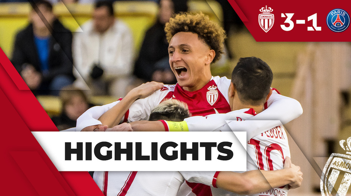Highlights Ligue 1 &#8211; J23 : AS Monaco 3-1 Paris Saint-Germain