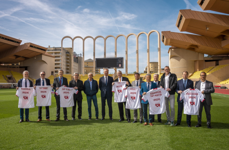 L’AS Monaco lance le programme "ÜNSEME" avec 10 communes et clubs de la région