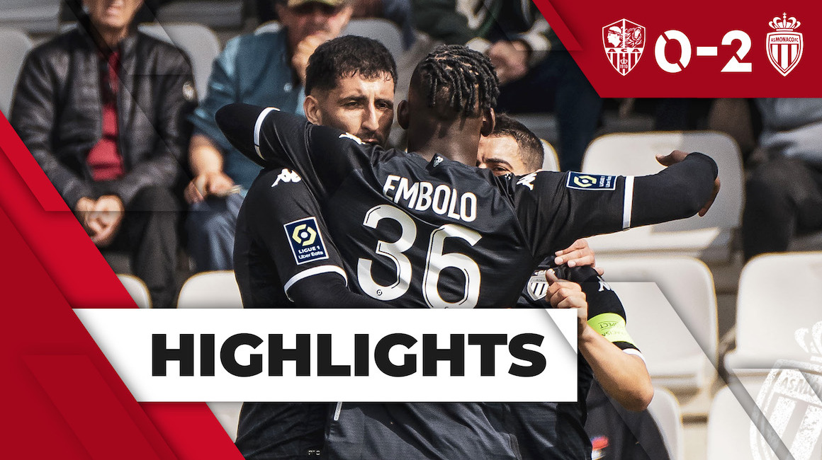 Highlights Ligue 1 &#8211; J28 : AC Ajaccio 0-2 AS Monaco