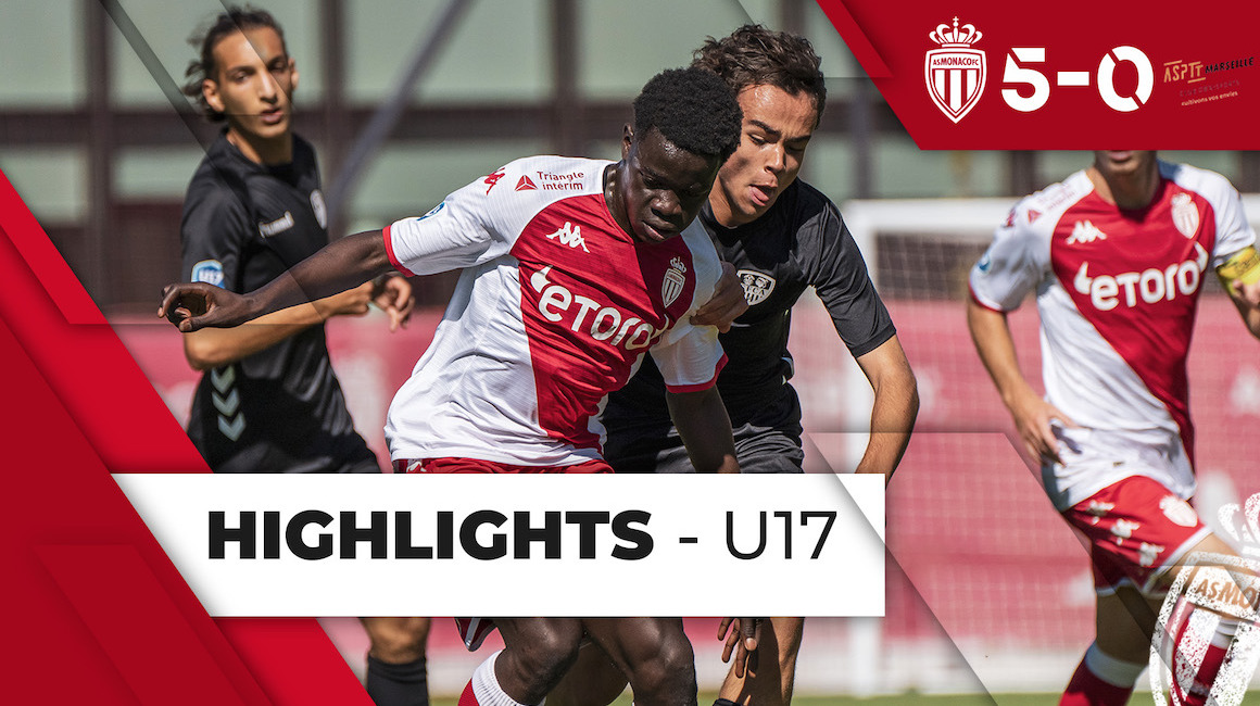 Highlights U17 &#8211; J22 : AS Monaco 5-0 ASPTT Marseille