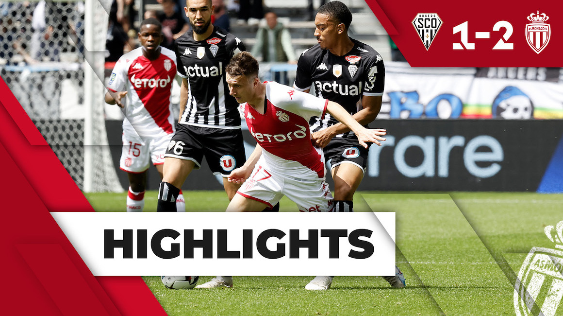 Highlights Ligue 1 &#8211; J34 : Angers SCO 1-2 AS Monaco