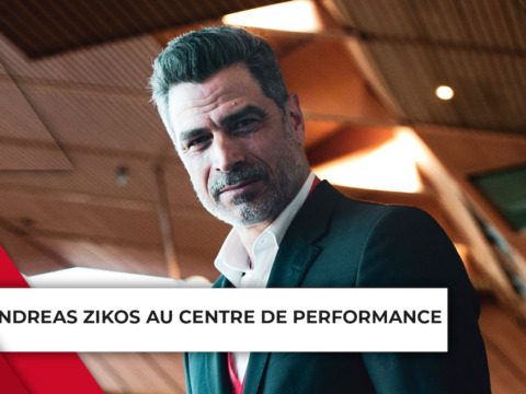 Dans les pas d'Andres Zikos, en visite au Centre de Performance