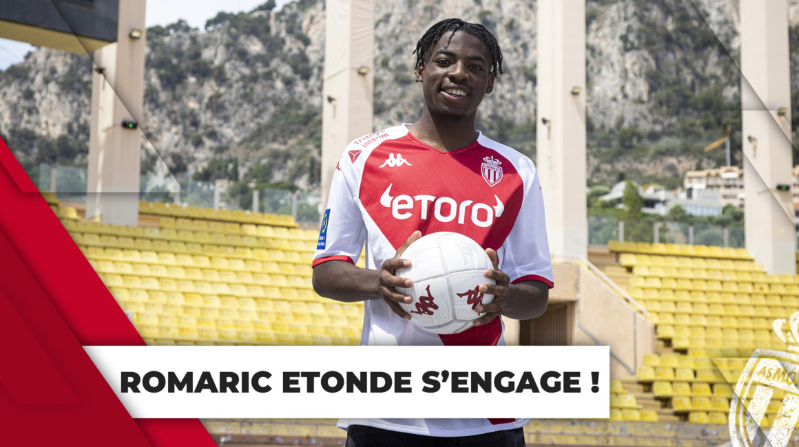 Romaric Etonde s&rsquo;engage avec l&rsquo;AS Monaco
