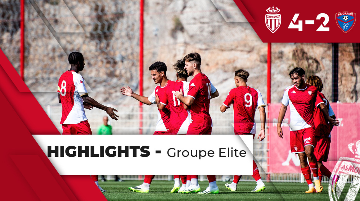 Highlights – Match amical : AS Monaco Groupe Elite 4-2 RC Grasse
