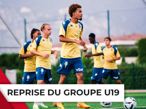 Les U19 de retour sur les terrains !