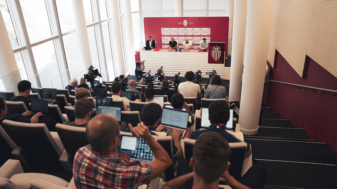 L’AS Monaco redéfinit la couverture de ses conférences de presse