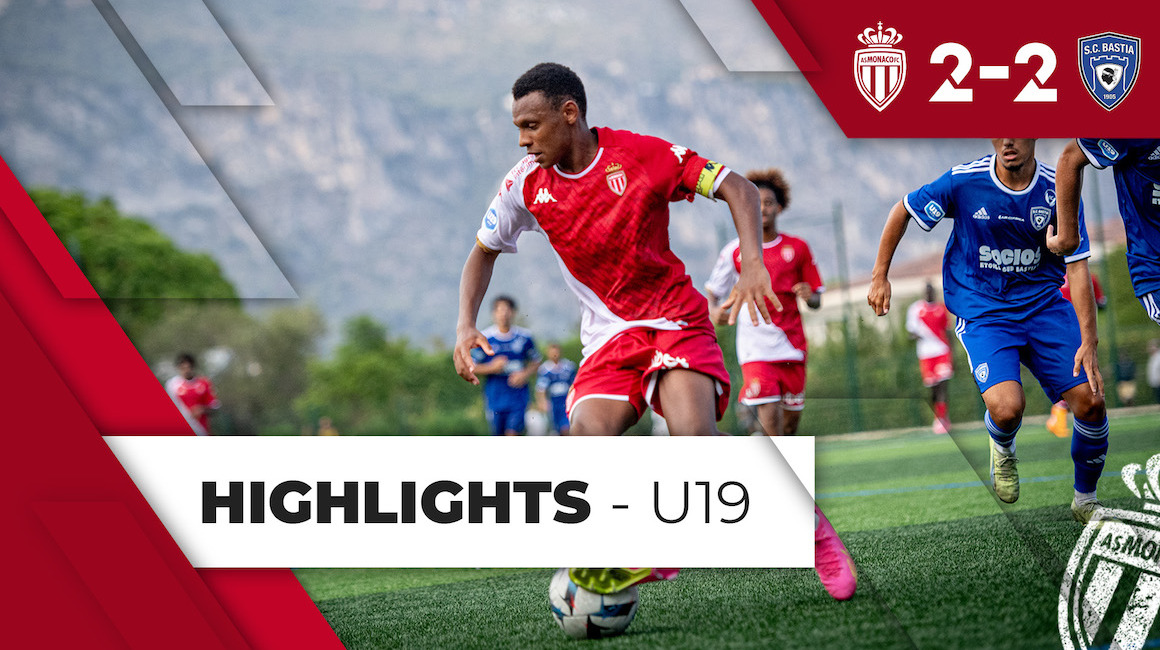 Highlights U19 &#8211; 1ère journée : AS Monaco 2-2 SC Bastia