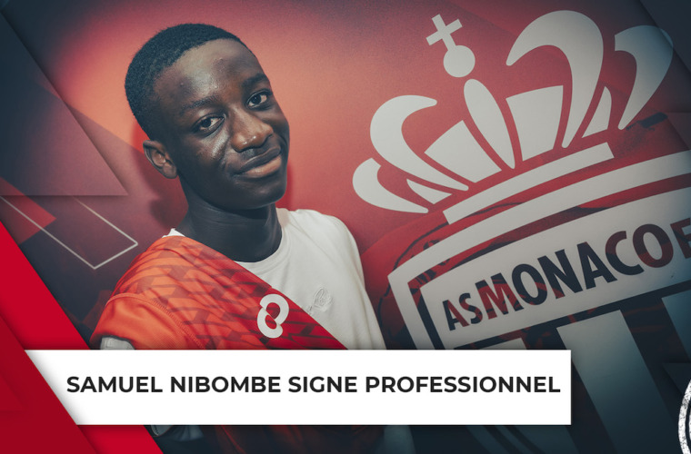Premier contrat professionnel pour Samuel Nibombé à l'AS Monaco