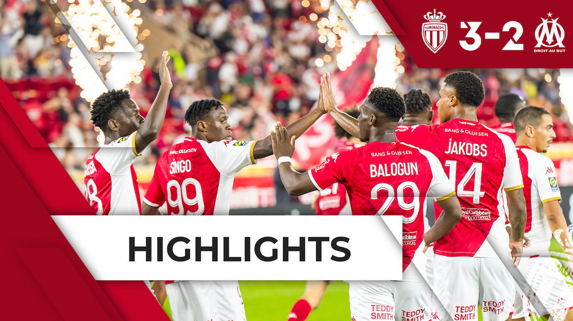 Highlights Ligue 1 &#8211; 7e journée : AS Monaco 3-2 Olympique de Marseille