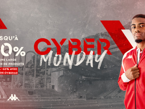 Continue les bonnes affaires sur ton Shop AS Monaco grâce au Cyber Monday !