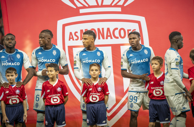 Le groupe de l’AS Monaco pour la réception du Stade Brestois