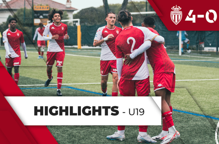 Highlights U19 - 10e journée : AS Monaco 4-0 AC Ajaccio
