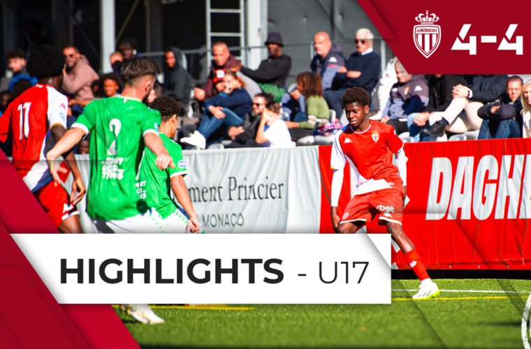 Highlights U17 – 11e journée : AS Monaco 4-4 AS Saint-Etienne
