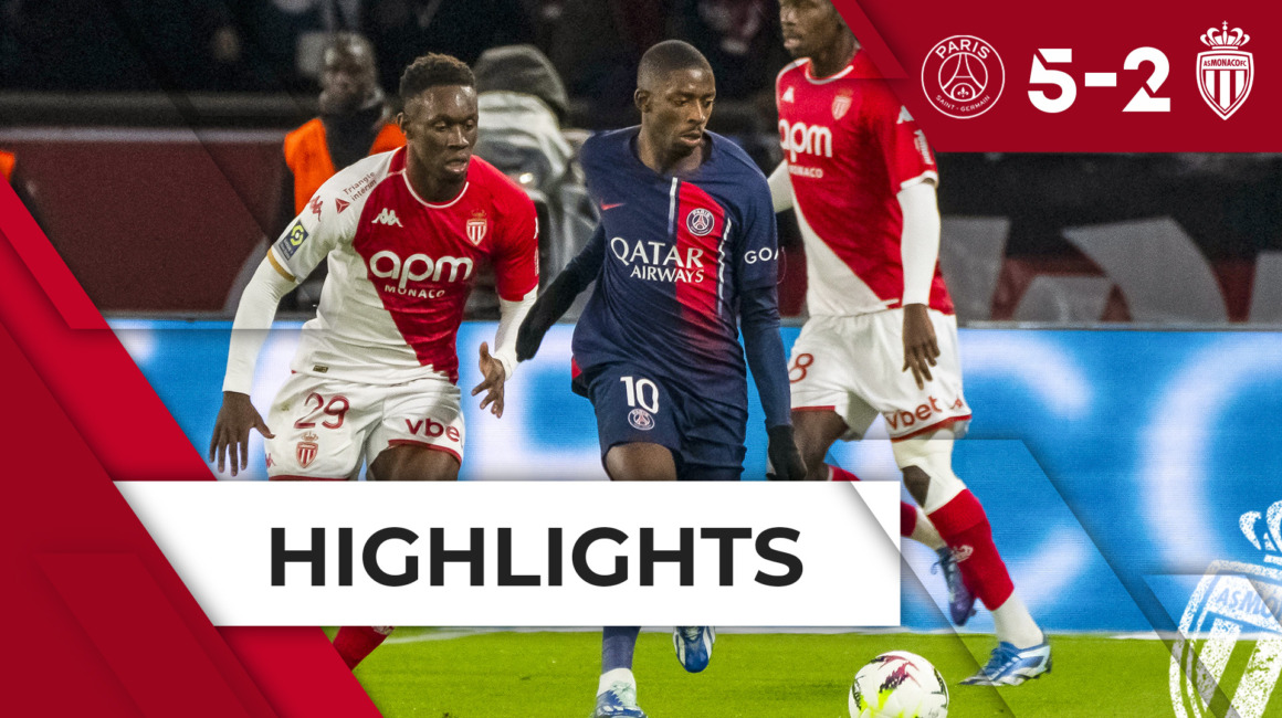 Highlights Ligue 1 – Matchday 13: PSG 5-2 AS Monaco
