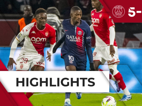 Highlights Ligue 1 – Matchday 13: PSG 5-2 AS Monaco