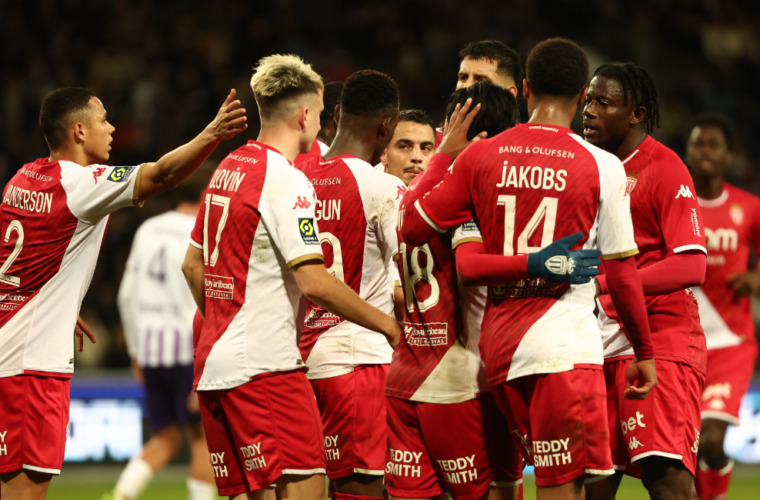 Solidaire, l'AS Monaco renverse Toulouse et termine bien 2023