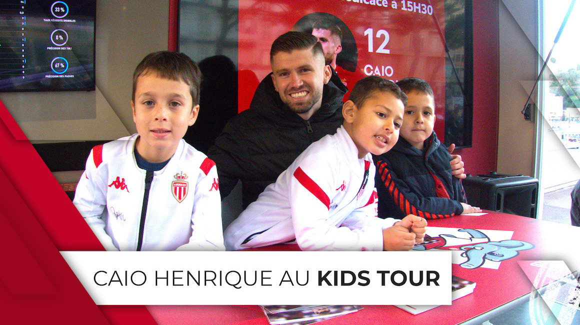 Retour sur l&rsquo;étape du Kids Tour au village de Noël de Monaco avec Caio Henrique