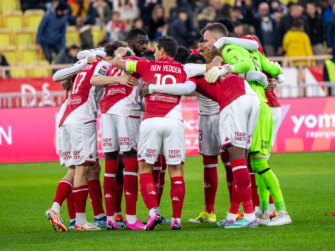 Le groupe monégasque pour l'affiche face à l'OM au Vélodrome