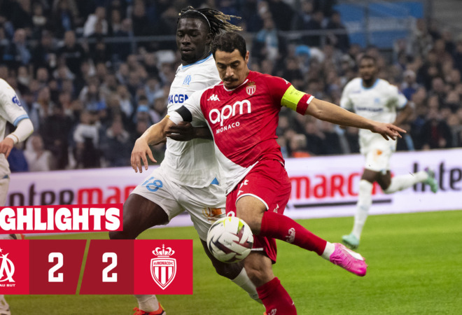 Highlights Ligue 1 – Matchday 19: Olympique de Marseille 2-2 AS Monaco