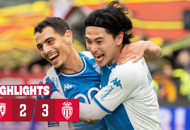 Ligue 1 Highlights &#8211; 23a giornata: RC Lens 2-3 AS Monaco