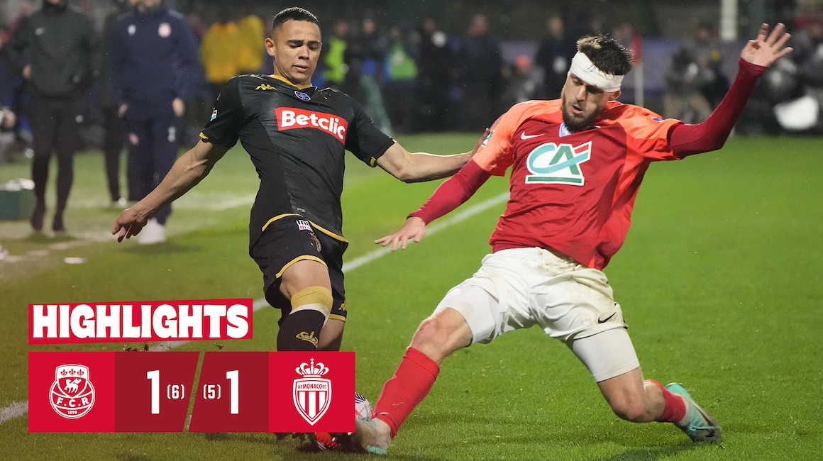 Highlights &#8211; Coupe de France, 8e de finale : FC Rouen 1-1 (6 TAB 5) AS Monaco