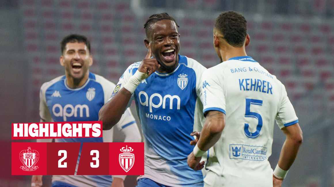 Highlights Ligue 1 – 21e journée : OGC Nice 2-3 AS Monaco