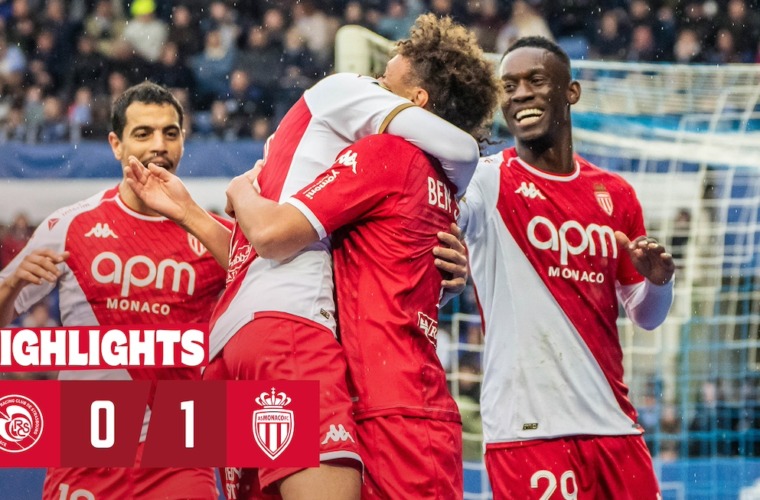 Ligue 1 Highlights - 25a giornata: RC Strasburgo 0-1 AS Monaco