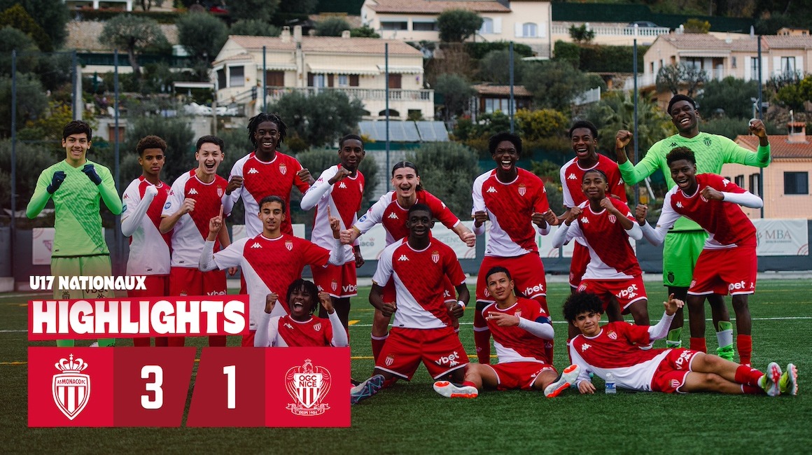 Highlights U17 – 20e journée : AS Monaco 3-1 OGC Nice