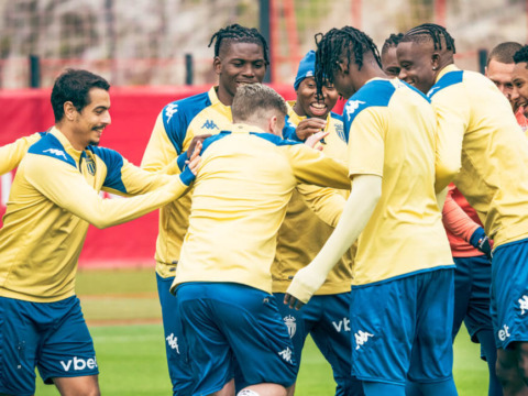 Le immagini della sessione di allenamento dei biancorossi... con il ritorno in campo di Caio Henrique!