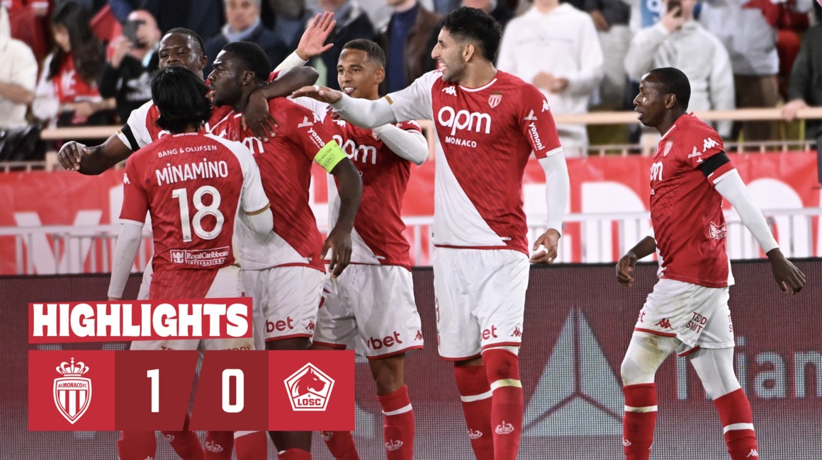 Highlights &#8211; Ligue 1, 29e journée : AS Monaco 1-0 Lille