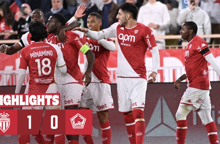 Highlights - Ligue 1, 29e journée : AS Monaco 1-0 Lille