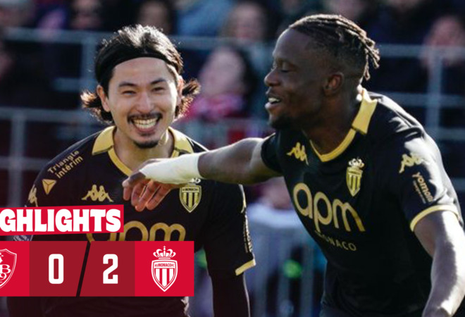 Ligue 1 Highlights &#8211; 30a giornata: Stade Brestois 0-2 AS Monaco