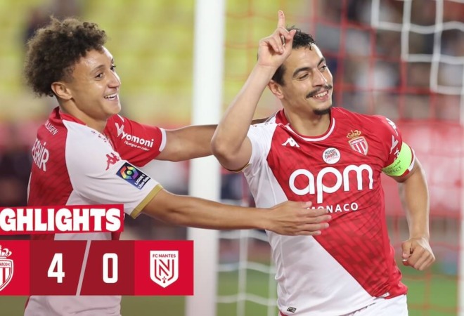 Highlights Ligue 1 &#8211; 34e journée : AS Monaco 4-0 FC Nantes